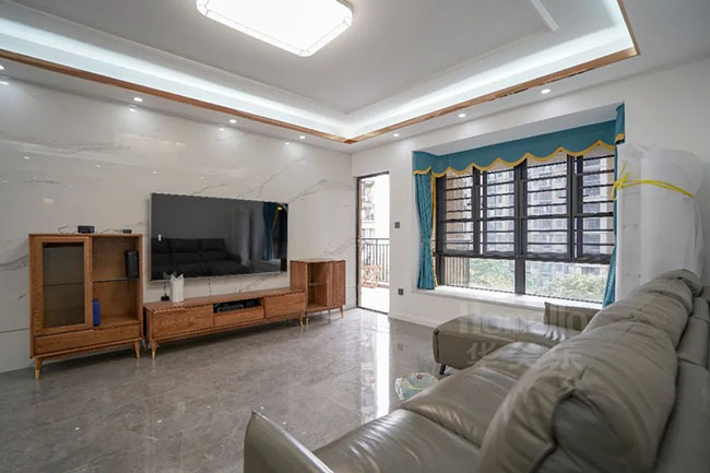 127㎡四居,便捷寬敞額的設(shè)計(jì),體驗(yàn)簡約時(shí)尚的生活